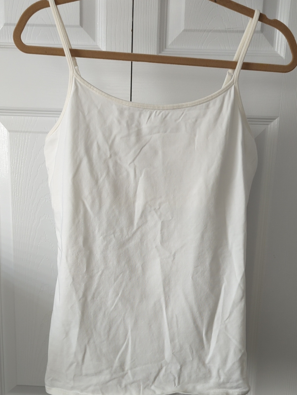 NWOT! ~EXPRESS~ CREAM COLORED BRA SHELF STRETCHY CAMI TANK TOP